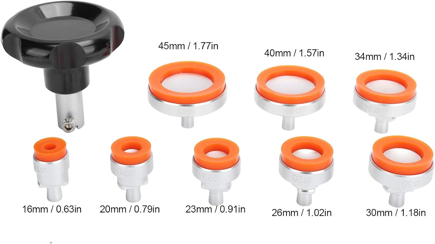 Watch Opener Suction, Professional Screw Back Case Watch Opener Suction Kit with 8 Dies Watch Repairing Tool Watches