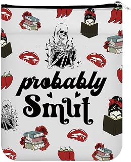 MAOFAED Probably Smut Book Sleeve Smut Reader Gift Smut Lover Gift Book Lover Gift for Girls Bookworm Gift