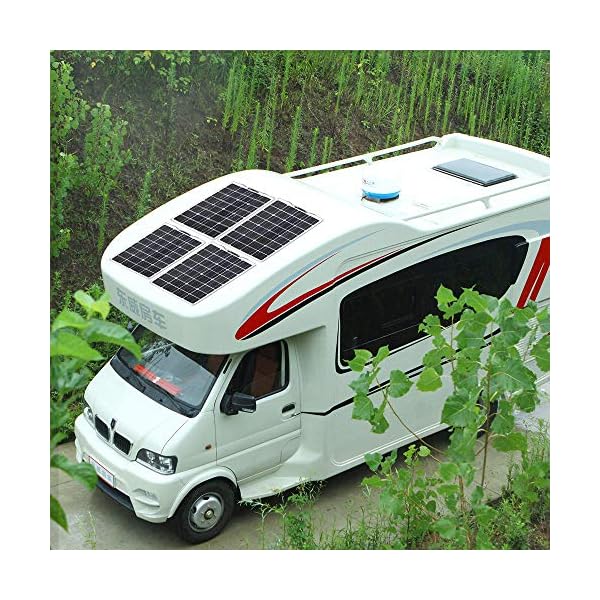 YUANFENGPOWER Solarmodul 12V 50W Solarpanel Monokristallin Solarzelle Photovoltaik Solarladegerät Solaranlage Flexibel… – Bild 6