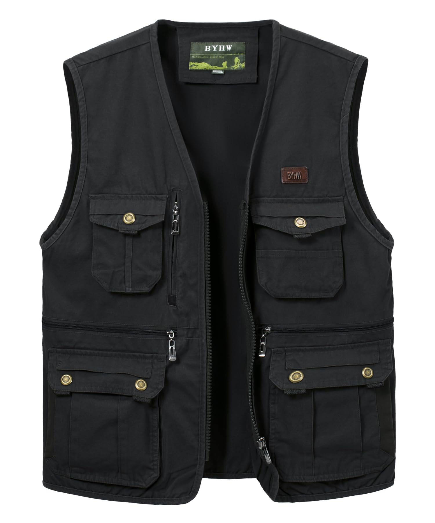 Herren Anglerweste Ärmellos Jacke Outdoor Weste Jagdweste Sommer Herrenwesten Sportlich Fotografie Funktionsweste mit Vielen Taschen