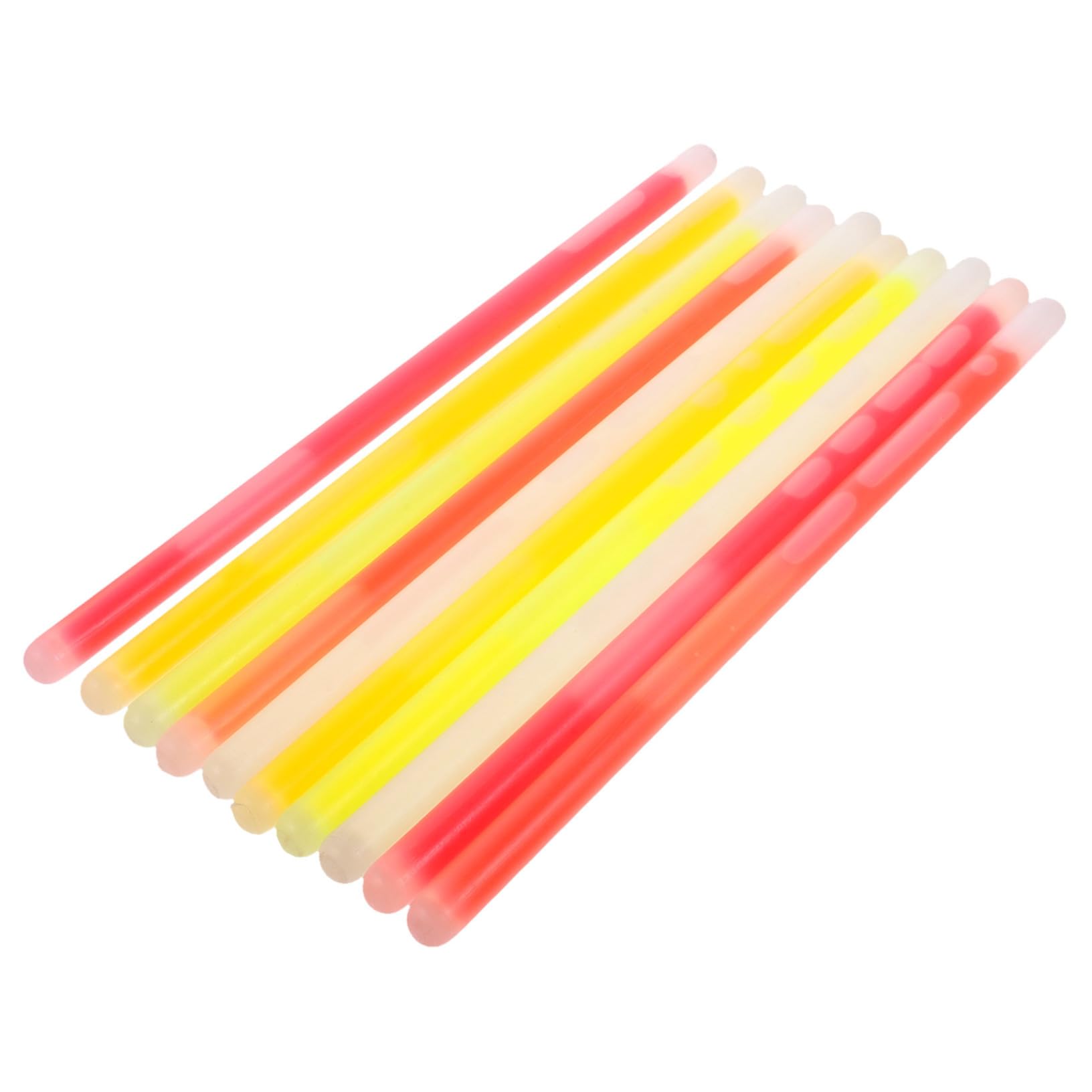 Barras Fluorescentes Luminosas 10 Piezas de Plástico