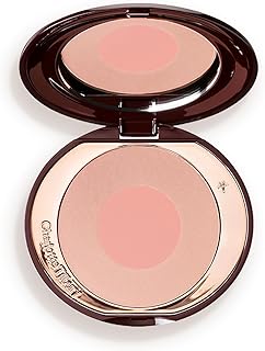 Charlotte Tilbury Cheek to Chic Powder Blush - Two-Tone Cheek Makeup with a Radiant, Luminous Finish - Buildable Color that Smooths, Buffs & Blends for a Light Reflecting Glow