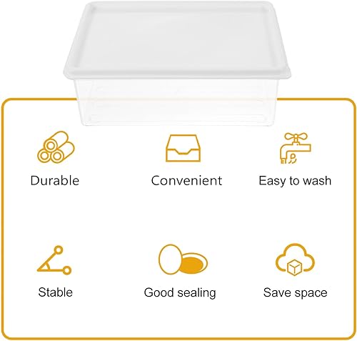 Miniatura 8 de Luxshiny Bacon Keeper, Deli Meat Saver Cheese Cold Cuts Contenedores de almacenamiento de alimentos de plástico con tapas de 40.6 fl oz lonchera