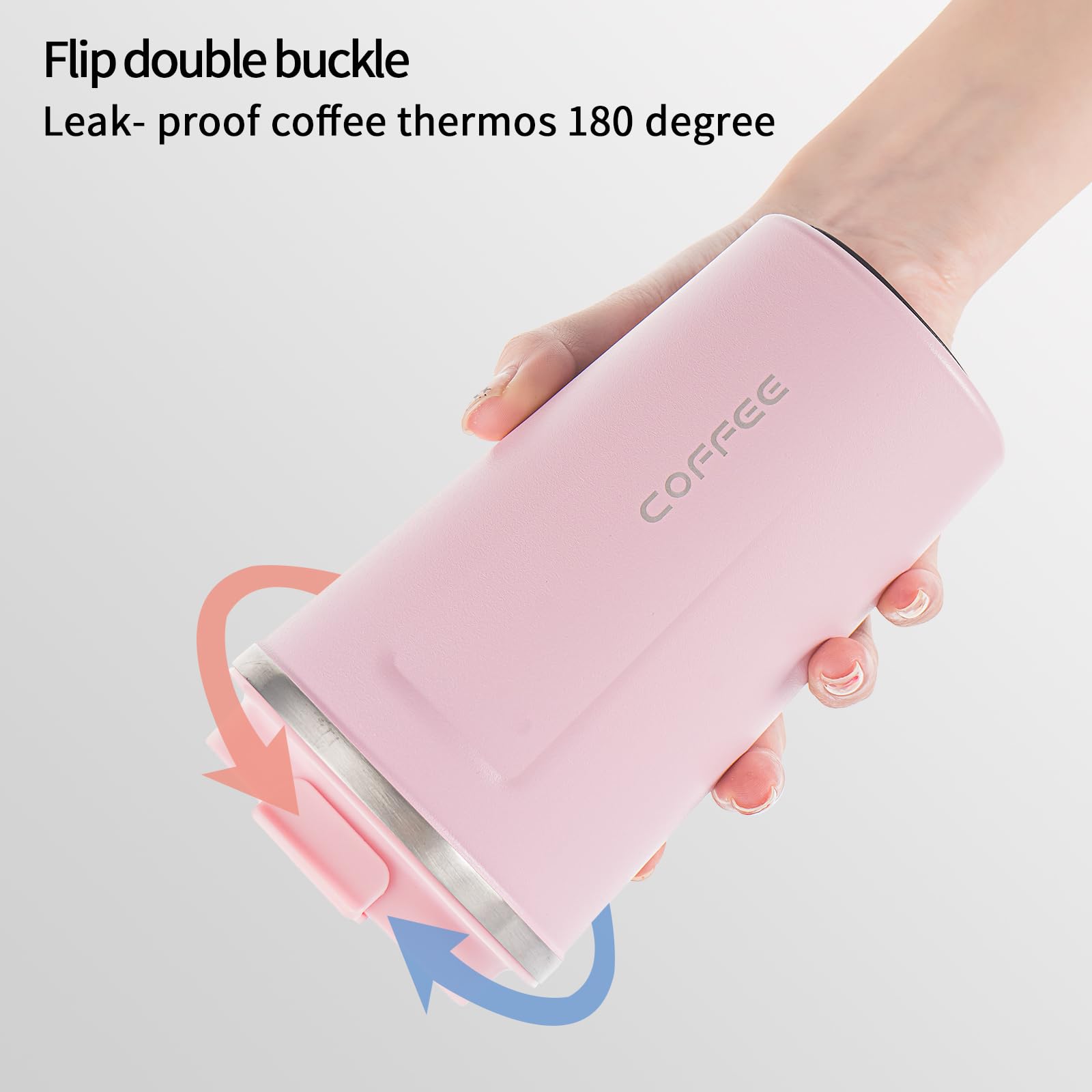 Stainless Steel Vacuum Insulated Travel Coffee Mug, Led Temperature Display Insulated Tumbler - Image 4