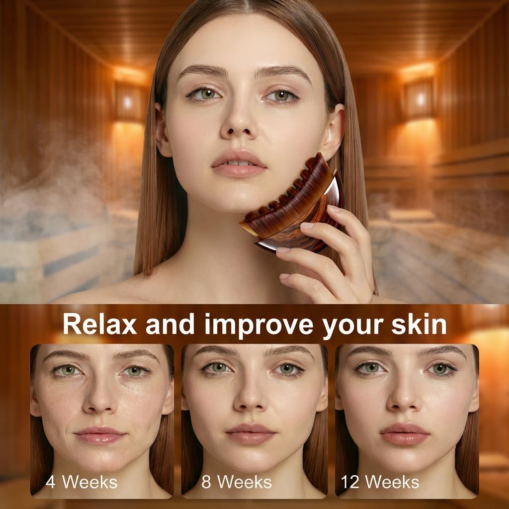 Lymphatic Contour Face Brush for Sculpting, lymphatic Face Brush gua sha facial tools Lymphatic Drainage Massager for skin care, Anti-Puffiness, Detox & Lift, Improves Skin Glow, Relieve Fatigue - Image 4