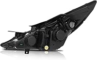 Vista 5 de ECCPP Conjunto de faros para Hyundai Sonata 2011-2014 Faros delanteros del lado del conductor y del pasajero