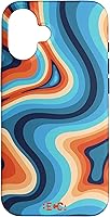 Vista 28 de iPhone XR Retro Groovy Liquid Swirl Wave - Carcasa para iPhone XR