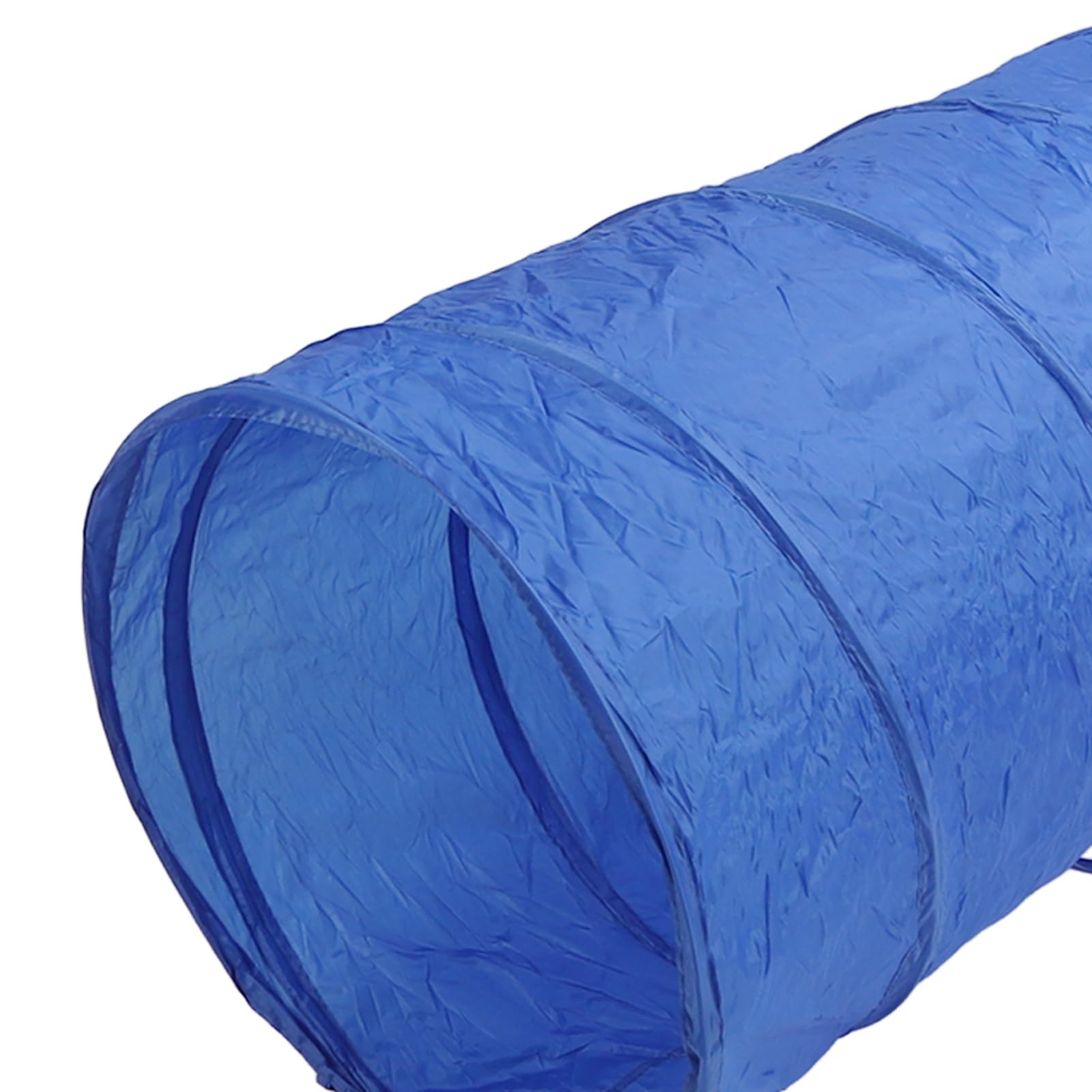 Hunde-Agility-Trainingsausrüstung, zusammenklappbarer Tunnel und Sprungringstangen, hochwertige ABS- und Polyesterfaser, für den Hof- und Außenbereich, 61 x 61 x 145 cm großer