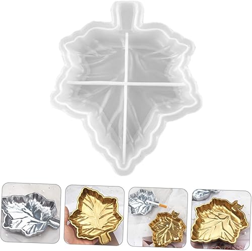 Miniatura 6 de SEWACC Molde de cenicero para bricolaje, moldes de silicona para bandeja de exhibición de resina, modelo de bandeja de joyería, moldes de adornos de