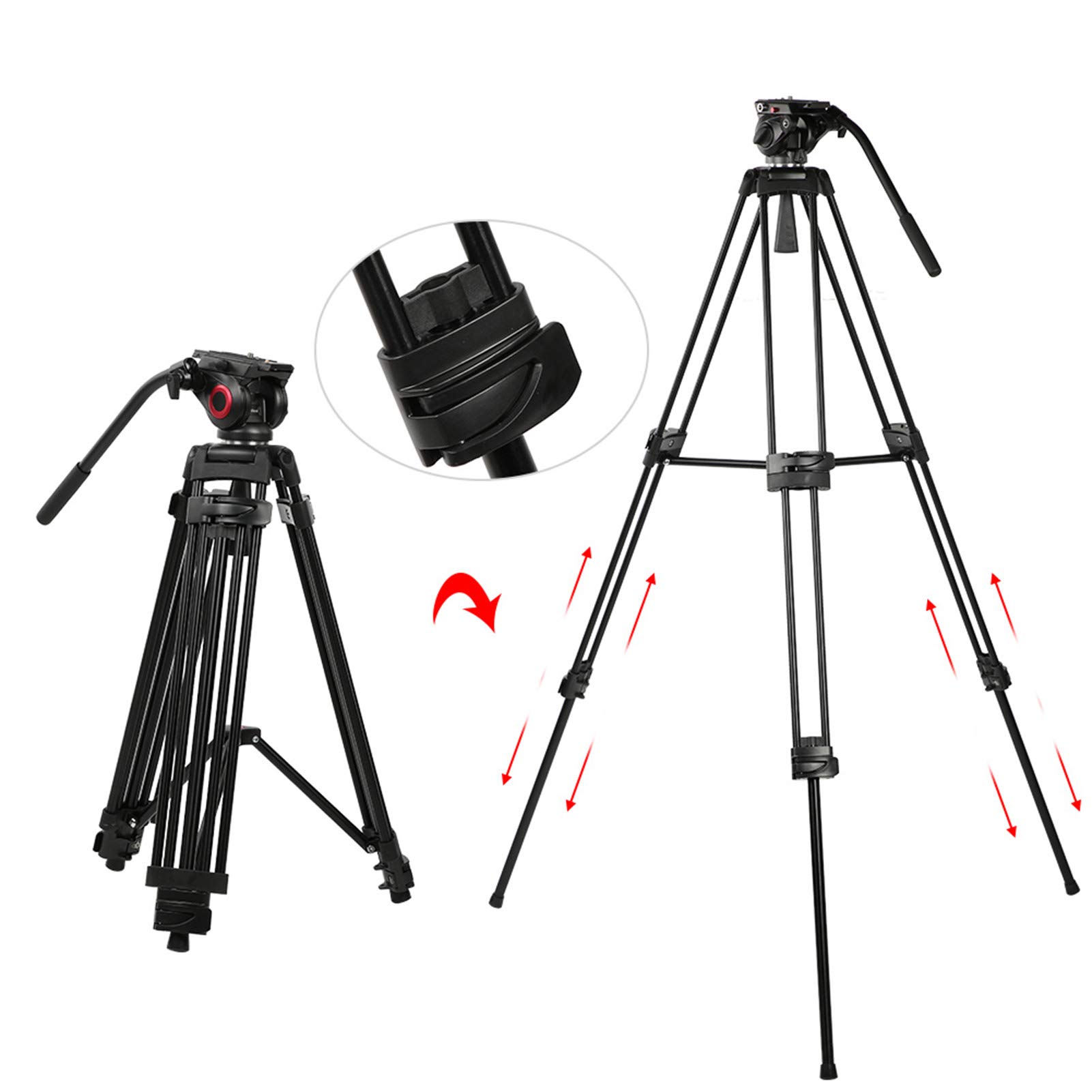 miliboo MTT601A カメラ三脚〈美品〉 Amazon | 三脚 MTT601A カメラ三脚 ホームカメラ、DSLR、小型大型DV