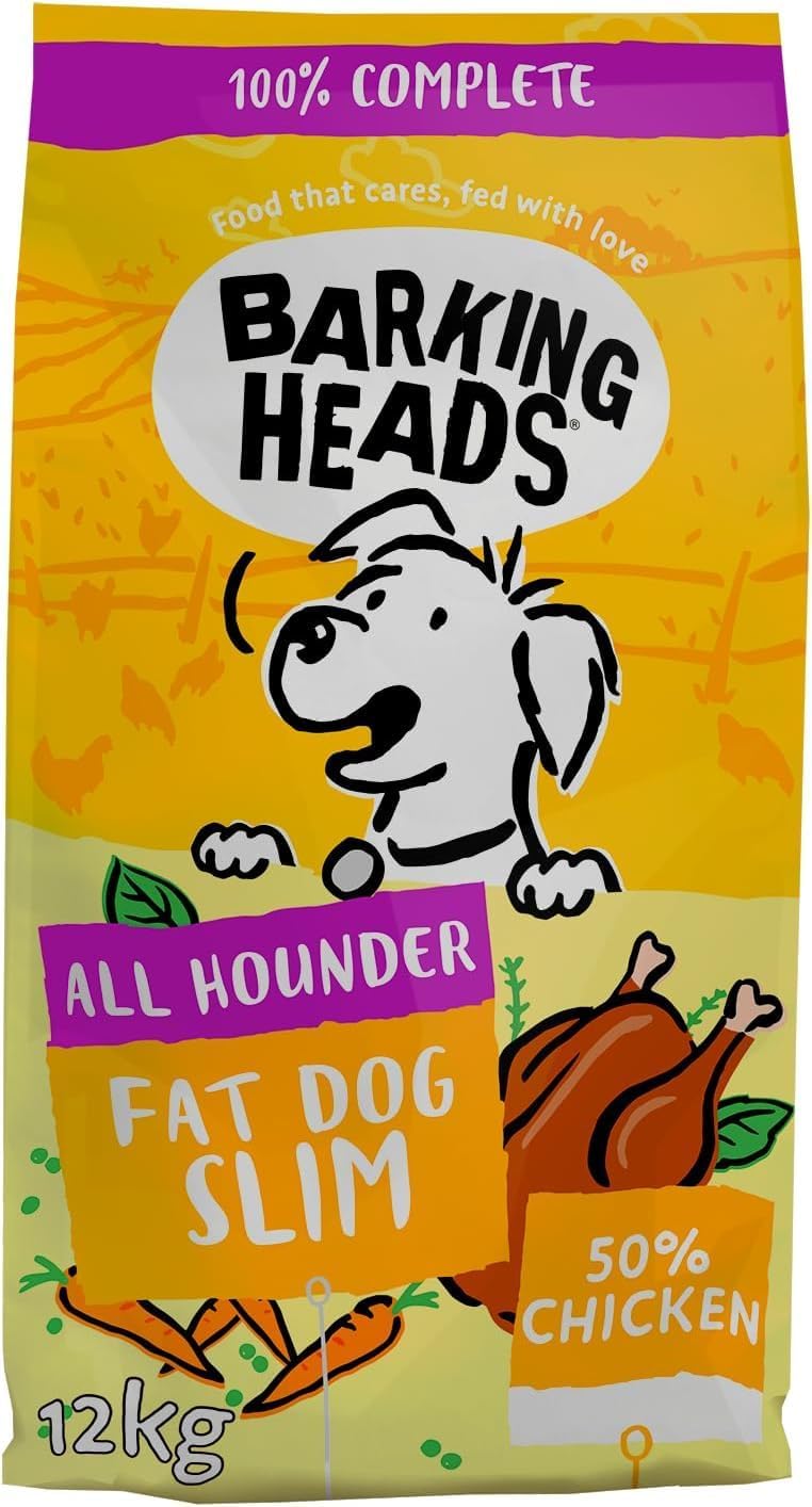 Barking Heads Dog Fat Dog SlimFood Bowl Lickin' Chicken Dry Dog Food