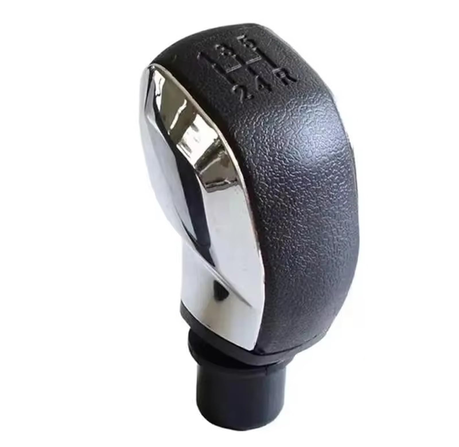 XKOEHXJ Car Gear Shift Knob for Peugeot 306 307 301 206 207 408 308 508 2008 for C4L for C2 5 Speed ABS Gear Shift Knob Gearbox Boot Cover(Chrome)