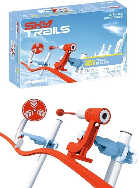 Sky Trails | Track Blaster | Konstruktionsspielzeug für rasante Strecken & Action | Baue, verbinde & erlebe spannende Abenteuer Kinder ab 7 Jahren | 71973