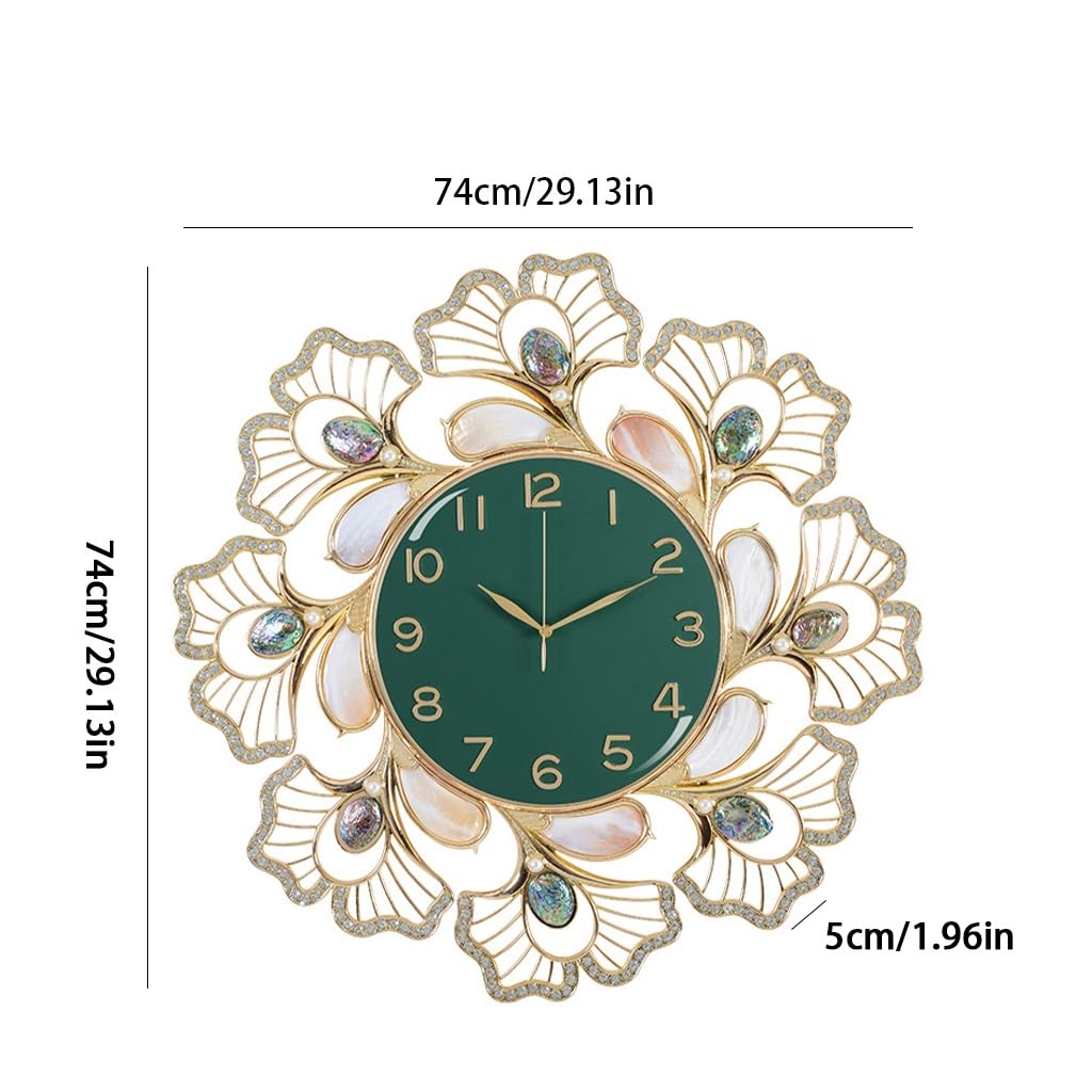 Orologio da parete Orologio da parete moderno e semplice, smaltato, quadrante personalizzato, movimento silenzioso, orologio da parete fatto a mano puro e silenzioso Reloj De Pared