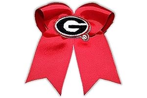 Divine Creations Georgia Bulldogs Ribbon Cheer Bow