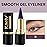 evpct 1Pcs Dark Purple Gel Eyeliner Pencil Eye Black Face Paint Stick Makeup Set Waterproof Matte Cream Crayon Eyeliner Pencil Set Cat Eye Liners Eyeshadow Guide delineador de ojos contra el agua