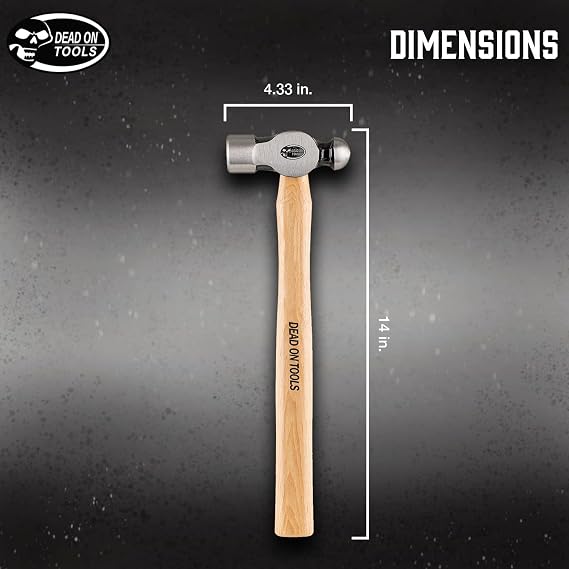 Dead On Tools-20oz Smooth Face Ball Peen Hammer,(DOHBP20S14)