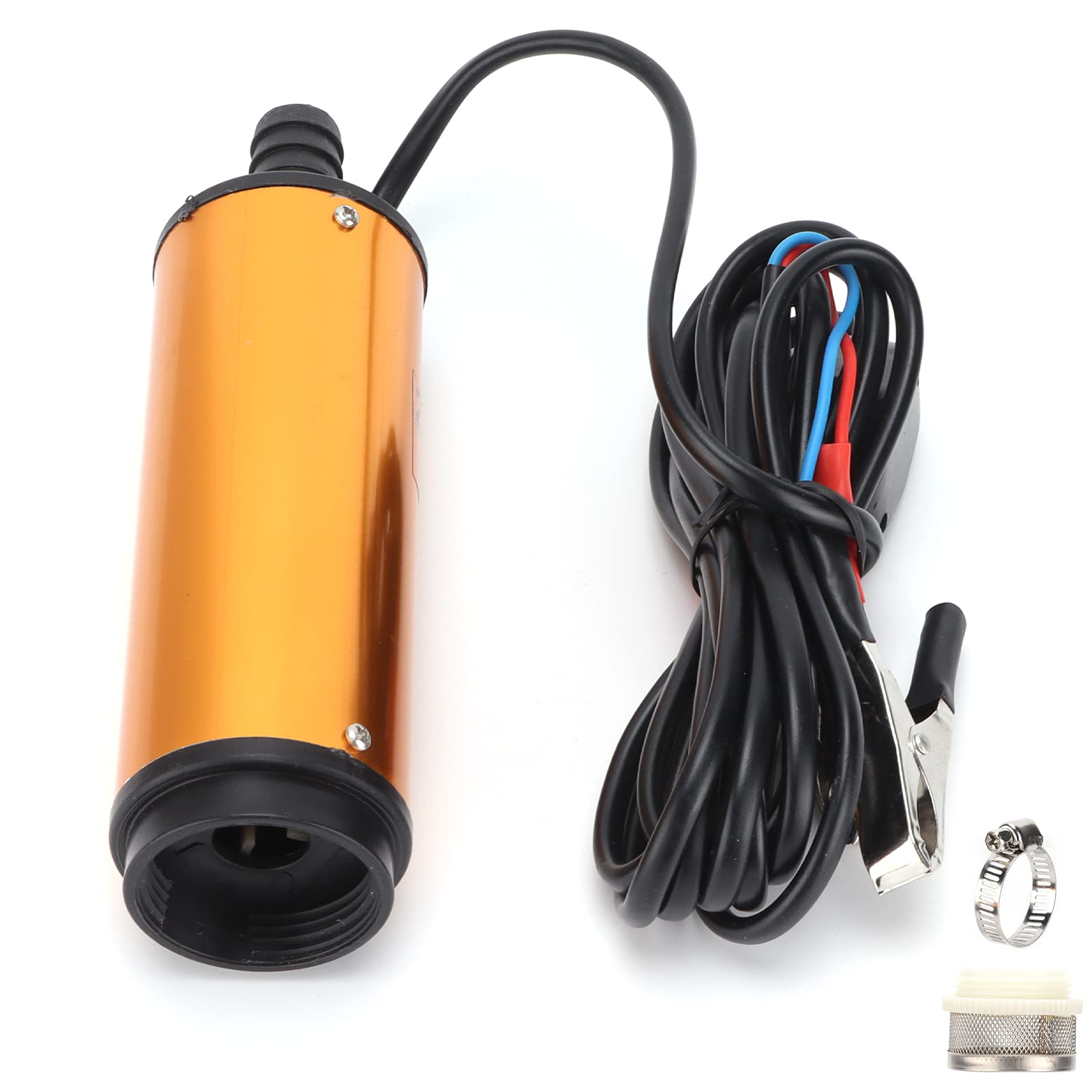 Dieselpumpe Auto 12V Tauchpumpe Edelstahl 38mm - Für Diesel, Öl & Wasser, Mit Zigarettenanzünder Für Diesel Wasser