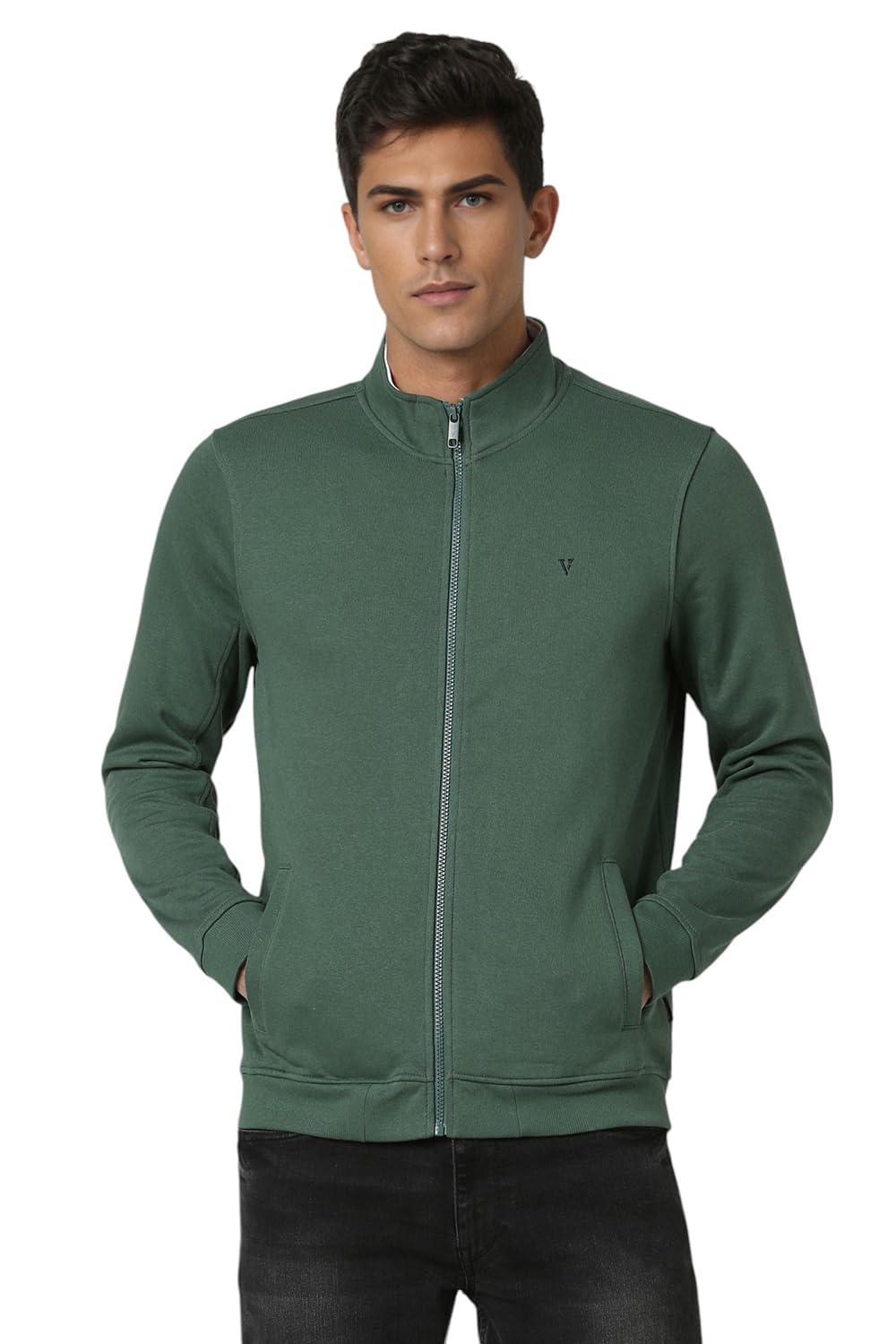Van Heusen Men's Premium Cotton Regular Fit Full Sleeve Mild Winter Jacket-picture-41