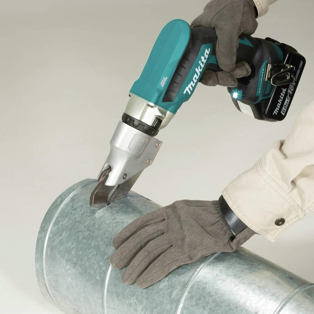 Makita XSJ04T 18V LXT® Lithium-Ion Brushless Cordless 18 Gauge Offset Shear Kit (5.0Ah)