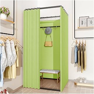 Toldo portátil para vestuario de privacidad, para boutique, vestidor, bar, fiesta, playa, piscina, 80 x 80 x 200 cm, color verde fruta