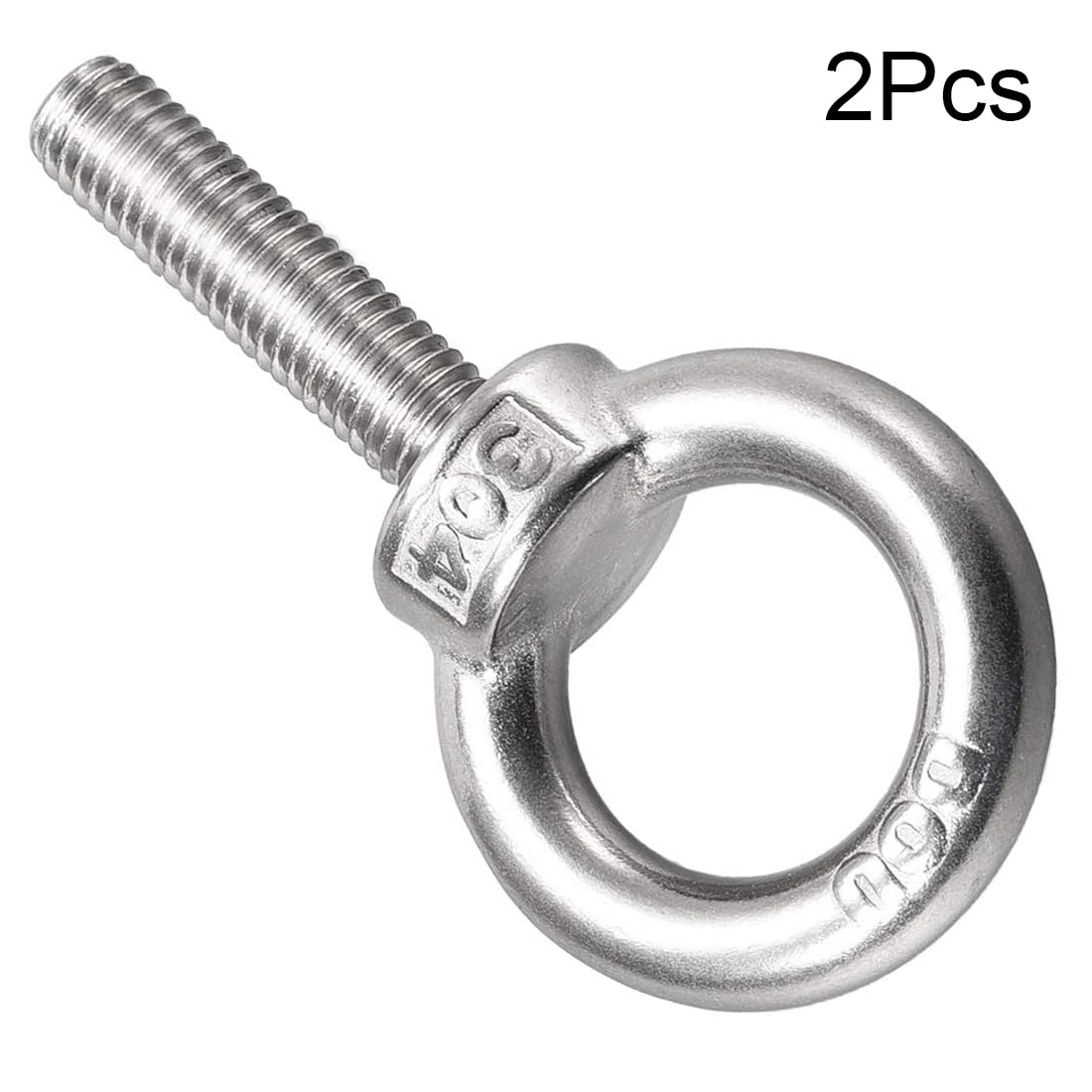 TA-VIGOR 2Pcs M10 x 40mm Lifting Long Eye Bolt, 304 Stainless Steel Wall Expansion Anchor Bolts - Image 3