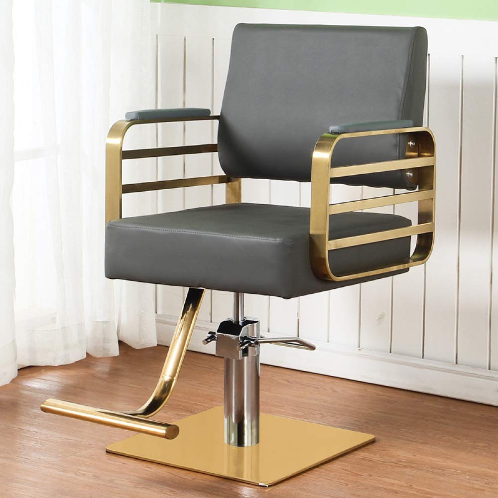 Poltrone Parrucchiere,Sedia Girevole Per Parrucchiere,Sgabello Da Barbiere Di Bellezza,Sgabelli Per Lo Styling Moderni,Sedia Elevabile Idraulica Professionale,50X50X92Cm,U,U Made in China