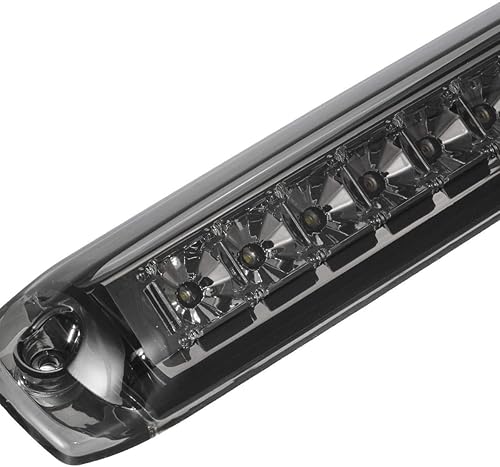 Miniatura 4 de Partsam Luz de freno de montaje alto para Silverado Sierra 1500 2500 HD 3500 cromada 1999-2006, carcasa cromada, lente ahumada, montaje central,