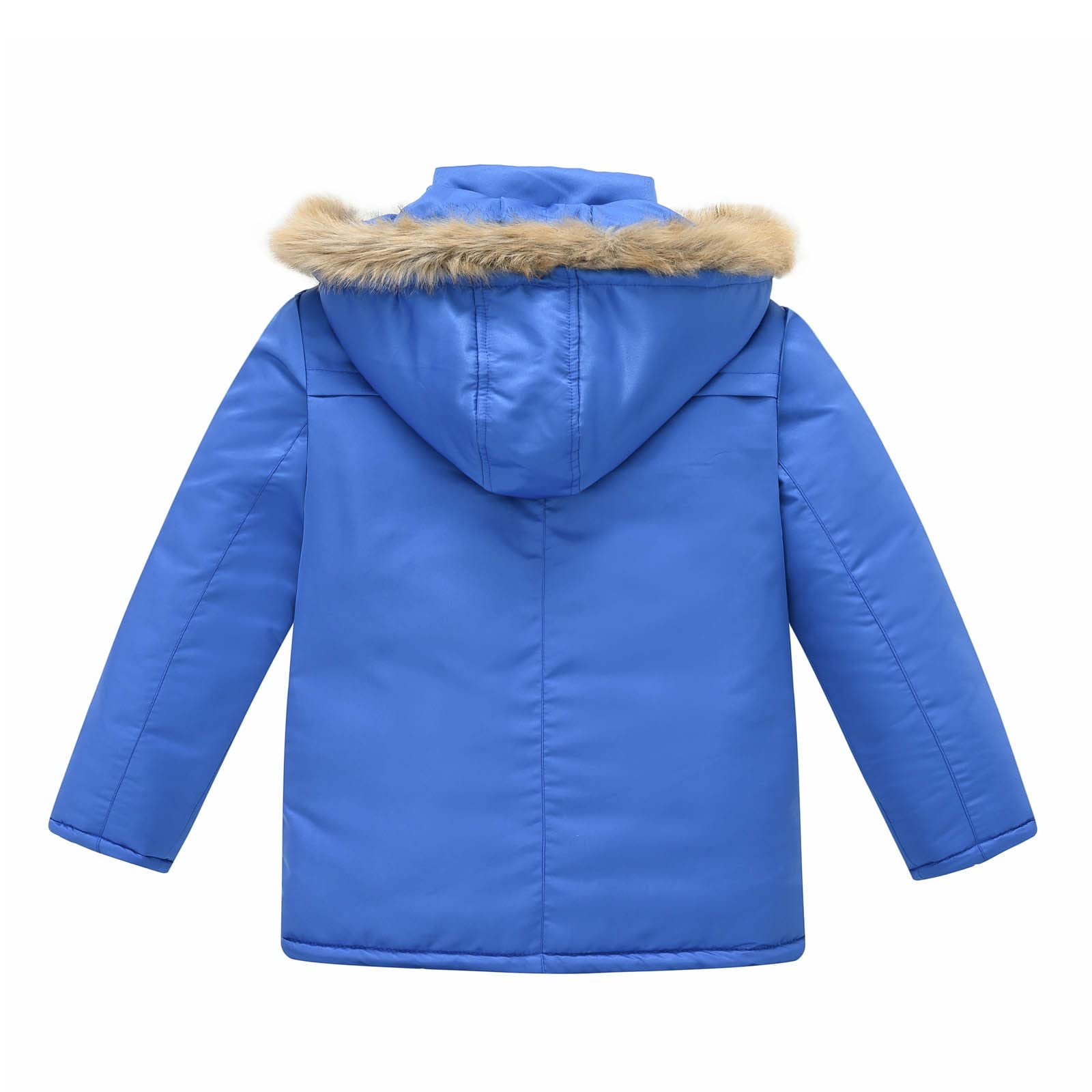 Generisch Maglione per bambini felpa ragazzi inverno ispessire cappotto con tasca giacca con cappuccio bambino antivento cerniera spessa calda