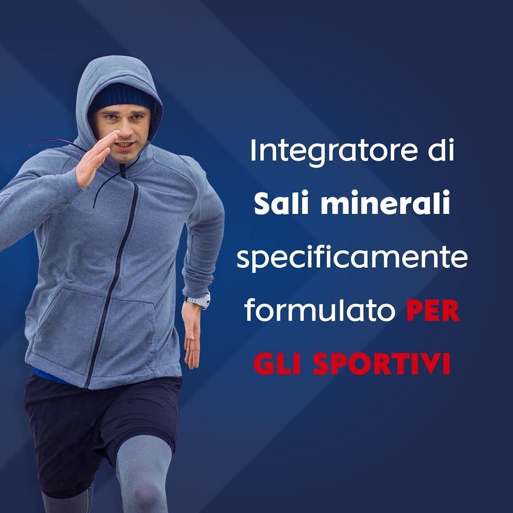 Polase Sport, Magnesio e Potassio Integratore Alimentare, Prima, Dopo,Durante l'Attività Fisica, con Vitamina C,Sali Minerali e Maltodestrine, Energetico Salino, Gusto Arancia,Maxi formato 30 Bustine