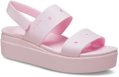 Image of Crocs Women's Brooklyn 4U Low Wedges, Platform Wedge Sandals for Women