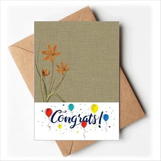 Flax orchid tradition design embroidery Wedding Cards Congratulations Greeting Envelopes