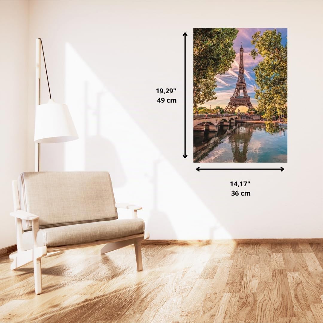 Clementoni - Puzzle Adulto 500 Piezas Collection Along The Seine Compact Box, 35598