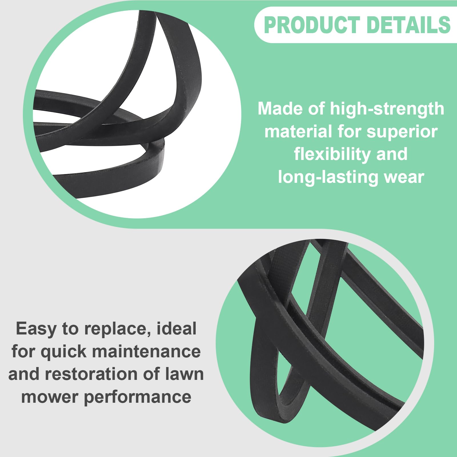 Amazon.com : Podoy GX20006 Transmission Drive Belt 1/2