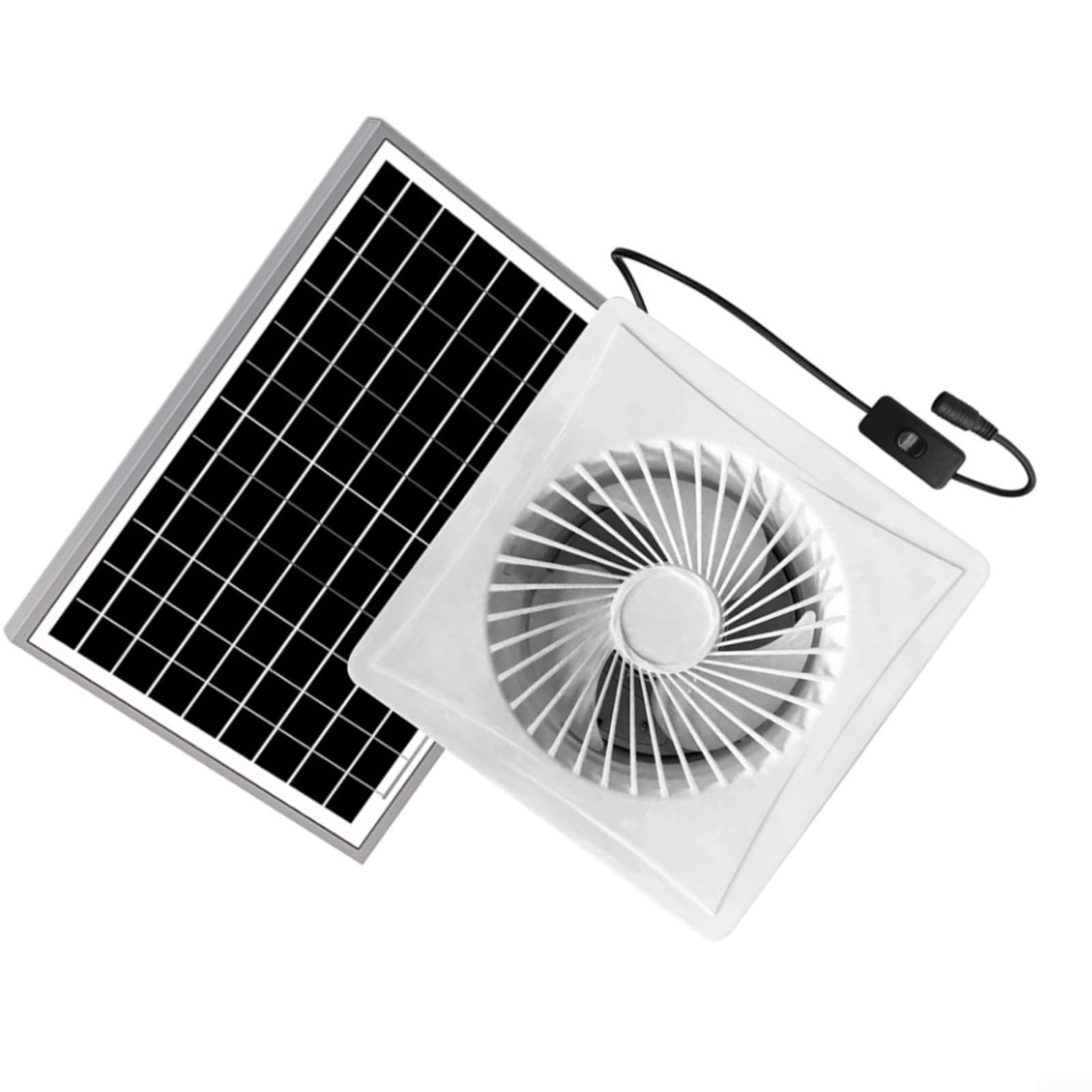 Ventilatore di scarico alimentato solare a 6 pollici con il pannello 8W per