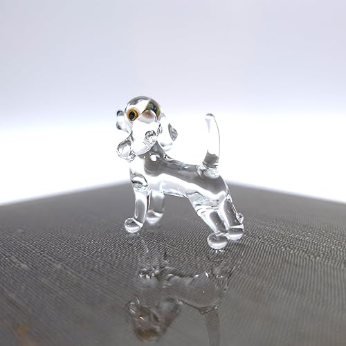 Miniatura 5 de Sansukjai Rare Beagle - Figuras pequeñas de vidrio soplado a mano, animales coleccionables, regalo para amantes de los perros, decoración del hogar