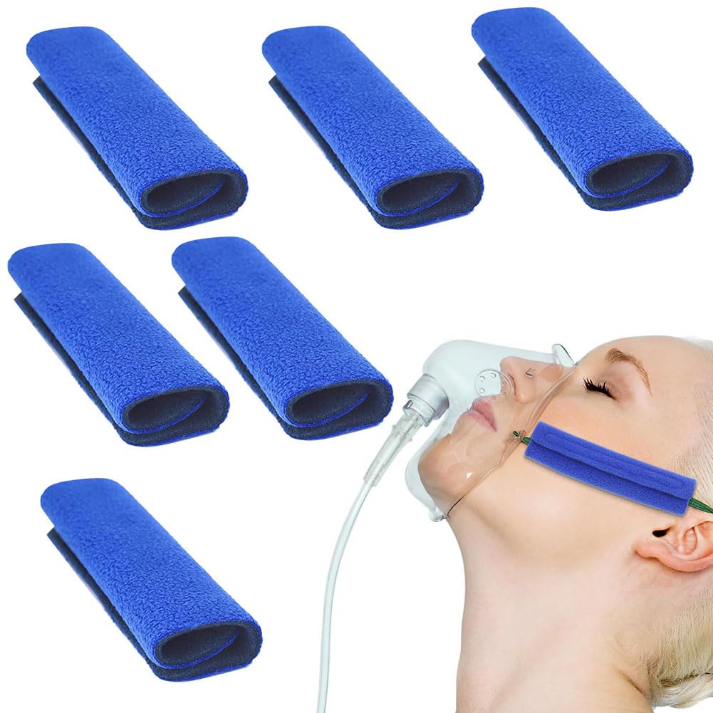 Almohadillas Faciales CPAP, 6pcs Fundas para Cinturón de Seguridad para Mejilla, Mascarillas CPAP