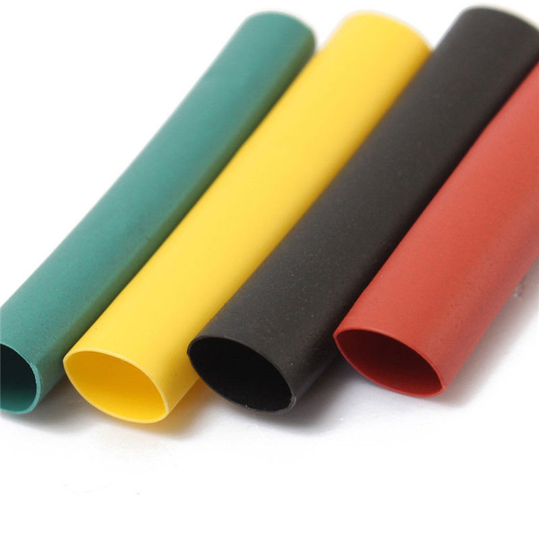 Kit De 328 Piezas De Tubo Termorretráctil - 8 Tamaños, 5 Colores, Relación 2:1