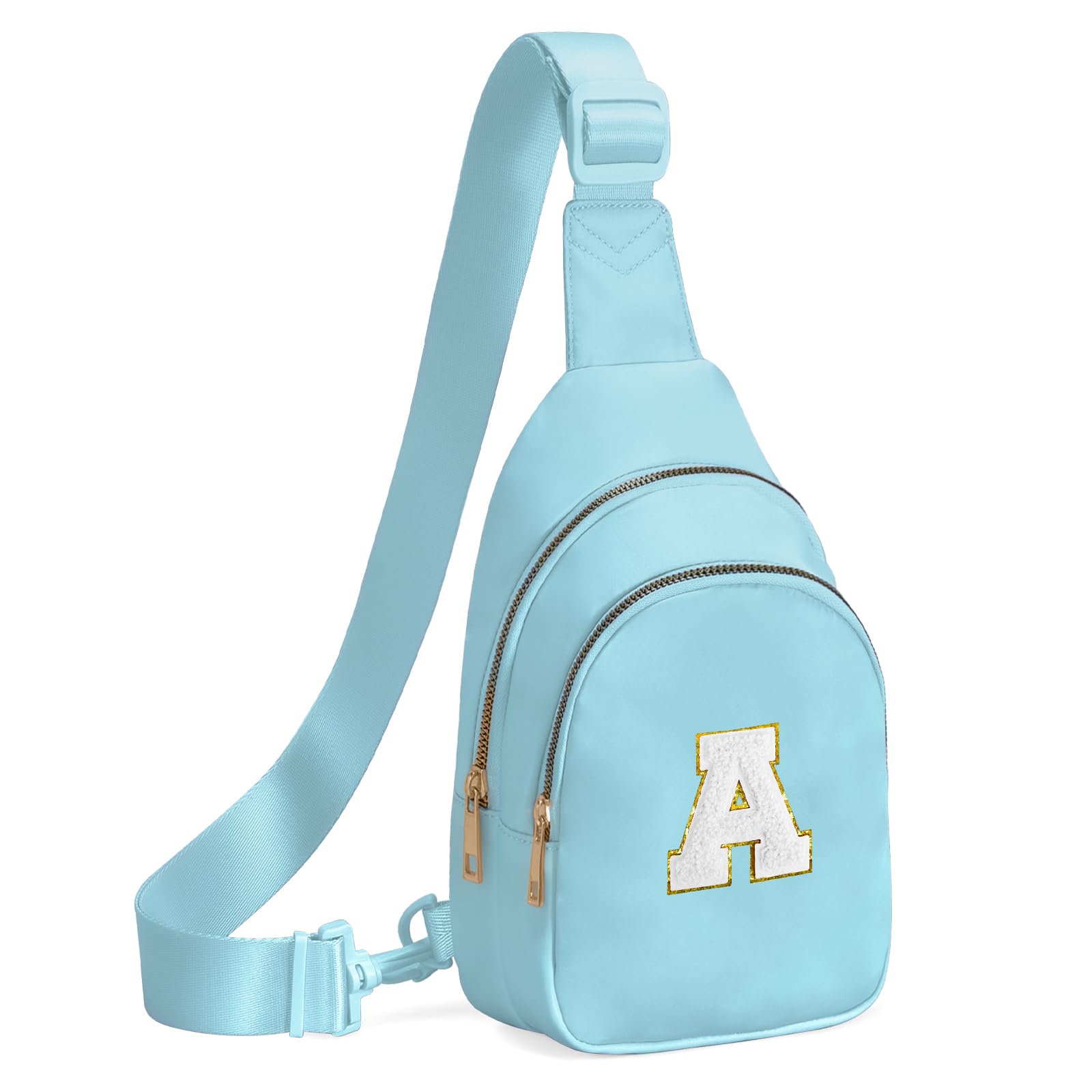 Viverte Birthday Gifts for 7 8 9 10 11 12 13 Year Old Girls Small Initial Sling Bag Cross Body Bag Fanny Pack for Girls