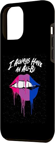 Miniatura 2 de iPhone 12 Pro Max I Always Have an Alibi Bisexual Couples Bi Lovers LGBTQ Case