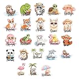 Personalized Beach Animals Cruise Ship Door Magnet, Custom Name Wall Cabin Decor Sign, Family Friends Royal Carnival Cruising