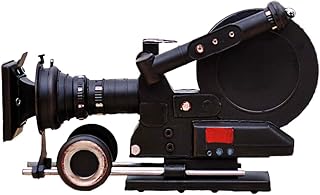 AUPKROT JSBWSFA Iron Prop Antique Camera, Movie Film Projector Model Movie Theater Decor Retro Storefront Sculpture Decorations for Home Bar Cinema Decor