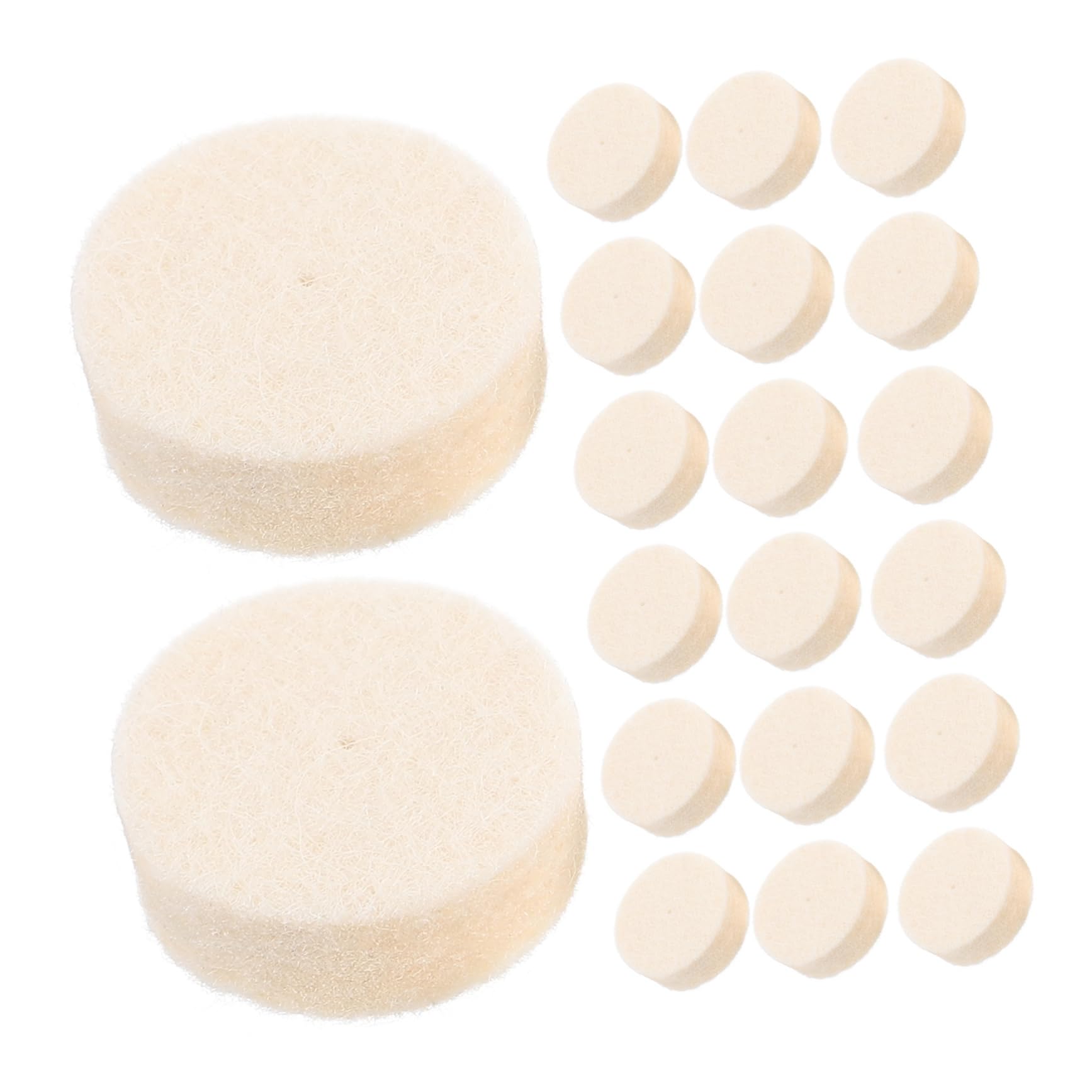 PartyKindom 400 Piezas Conjunto De Esmalte De Kit De Manicura Almohadillas Para Pulir y Pulir Kit De Pulido De Resina Accesorio De Pulido Kit De Pulido De Joyas Lana