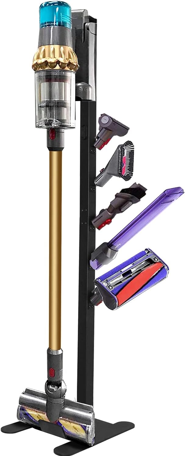Haturi Vacuum Stand for Dyson V15 V11 V10 V8 V7 V6, Sturdy Metal Organizer Bracket