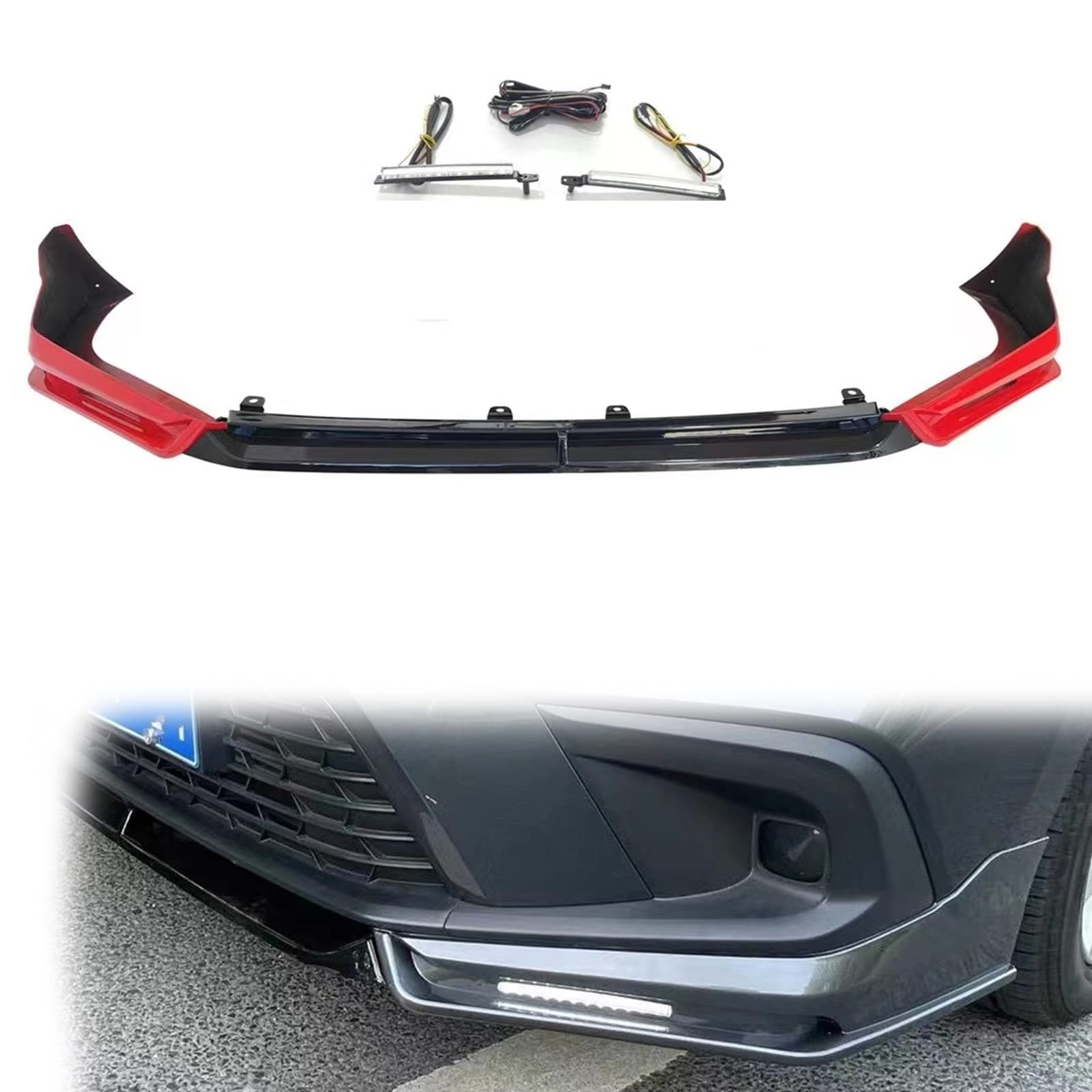 Protégez votre pare-chocs de Civic 11th avec cette lame inférieure LED