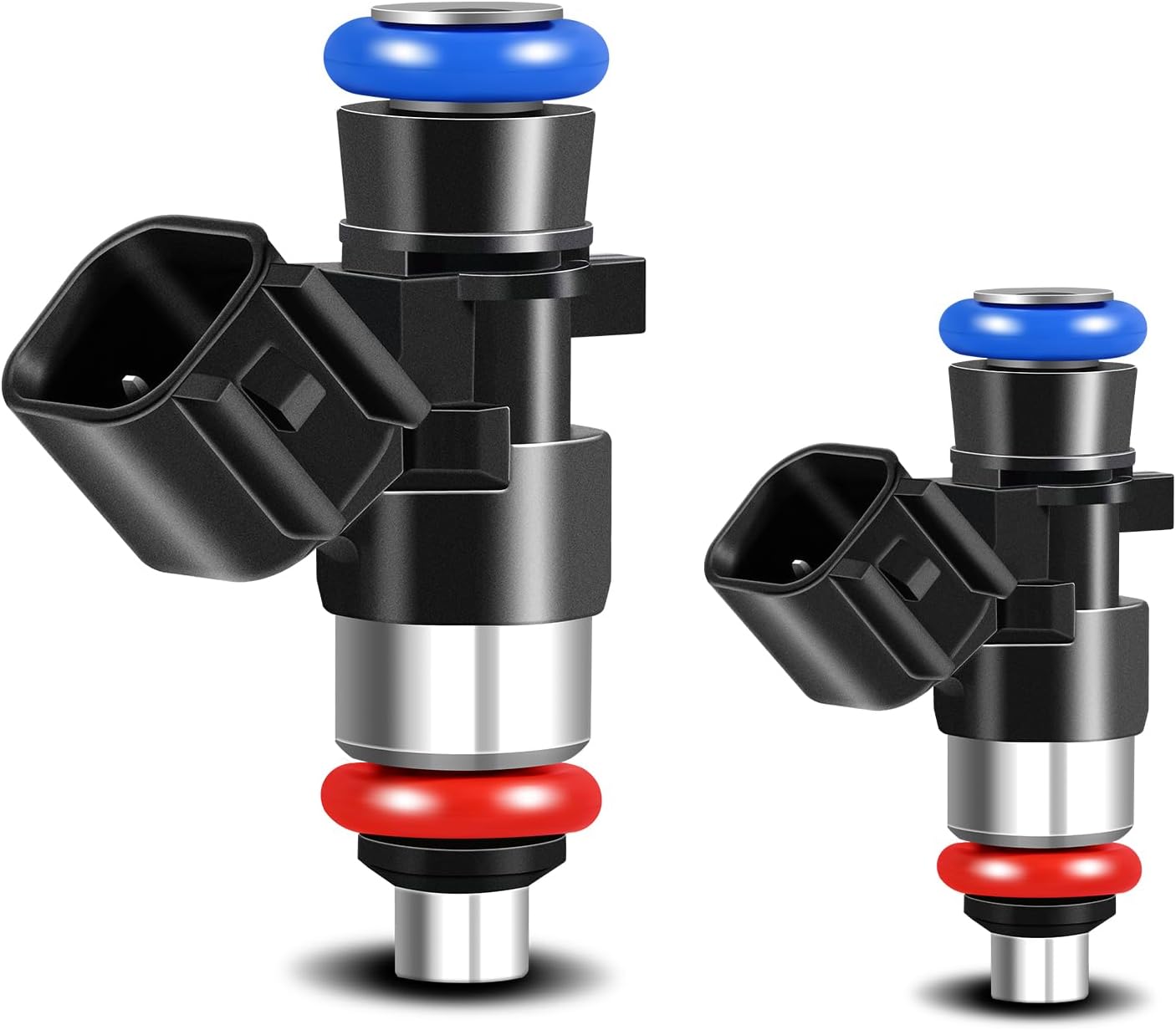 Upgraded Fuel Injectors 2521068 Compatible with Polaris Models for RZR 900 2014-2019, for Ranger XP 1000 2017-2019,for Sportsman 570 2014-2019 Set of 2 0280158258 Injectors Replacement