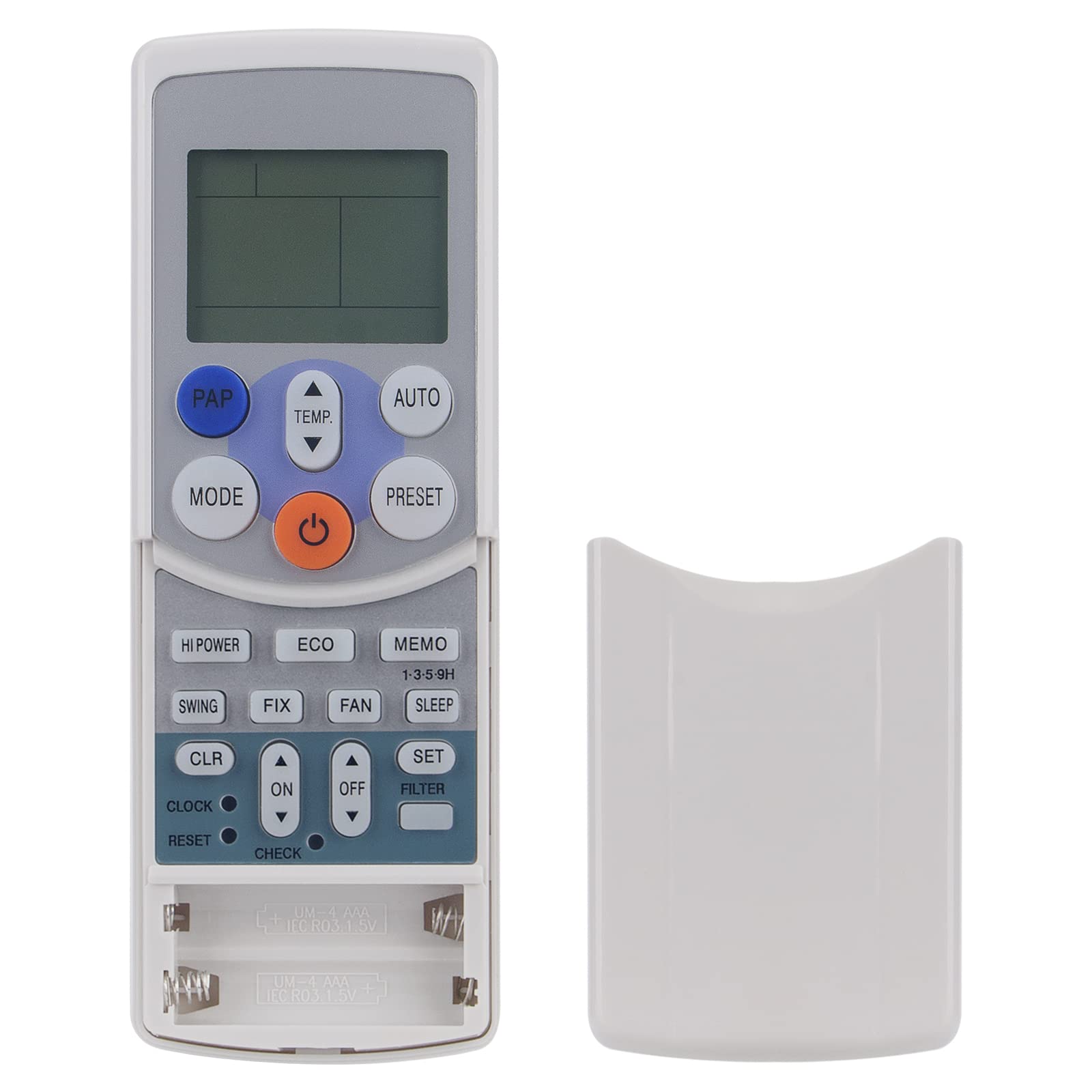VINABTY H01JE Replacement Air Conditioner Remote Control Compatible with Toshiba Air Conditioner Wh-F08J Wh-H01Je Wh-F09J Wc-H01Ee/F Wc-H01Ee Wh-H01Ee Wc-H03Je Wc-H04Je Wh-H04Je Wh-H05Je Wh-H06Je - Image 3