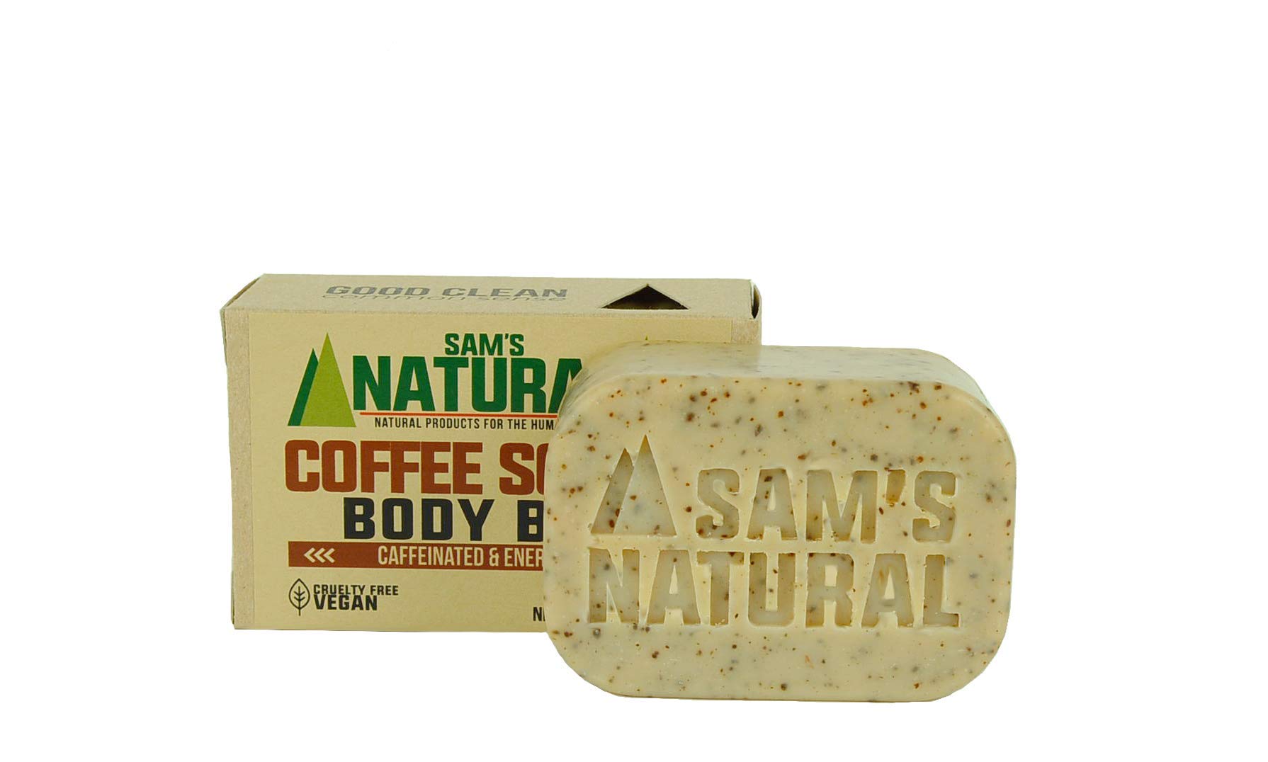 Sam's Natural Coffee Scrub - Natural - Vegan and Cruelty Free - America's Favorite
