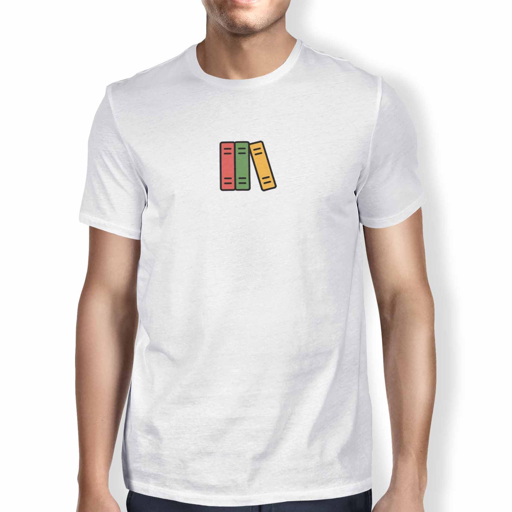 Green Fish Men's White Fdmtsi-102622 T-Shirt, S