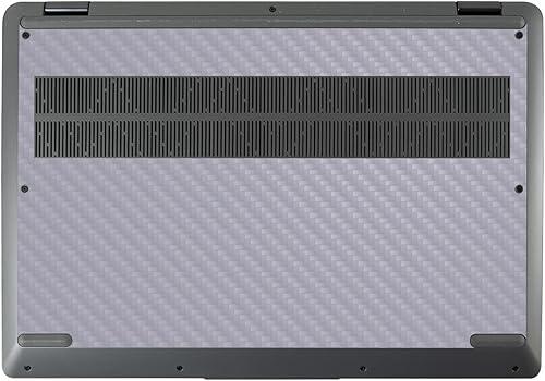 Miniatura 3 de MightySkins - Funda de fibra de carbono compatible con Lenovo IdeaPad Flex 5 de 16 pulgadas (2022), kit de envoltura completa, gris sólido, acabado